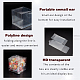 Caja transparente plegable para mascotas CON-WH0074-72C-6