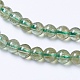 Natürliche grüne Apatit Perlen Stränge G-F568-208-4mm-3