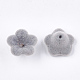 Tappi di perle acriliche floccate X-OACR-T005-02-02-2