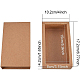 Benecreat 16 confezione scatola per cassetti in carta kraft scatole per confezioni regalo festival scatole per confezioni regalo gioielli per sapone caramelle per diserbo bomboniere scatole per confezioni regalo - marrone (6.77x4x1.65) CON-BC0004-32D-A-2