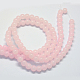 Backen gemalt Nachahmung Jade Glas runden Perle Stränge X-DGLA-Q021-6mm-02-3