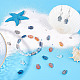 Sunnyclue 1 boîte de 5 couleurs de perles en verre de poisson DIY-SC0020-12A-5