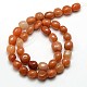 Natural Red Aventurine Nuggets Beads Strands G-L154-12-3