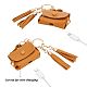 Imitation Leather Wireless Earbud Carrying Case AJEW-WH0258-685B-4