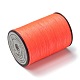 ラウンドワックスポリエステル糸ストリング  マイクロマクラメコード  ツイストコード  革縫い用  トマト  0.55mm  約131.23ヤード（120m）/ロール YC-D004-02C-132-2