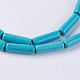 Synthetic Turquoise Beads Strands G-E456-43A-4x12mm-3