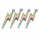 Pendentifs en alliage de couleur arc-en-ciel PALLOY-S180-043-RS-1