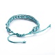 (Jewelry Parties Factory Sale)Adjustable Synthetic Turquoise Braided Bead Bracelets BJEW-JB04387-07-3