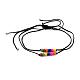 Bracelets réglables de perles tressées avec cordon en nylon BJEW-JB05390-1