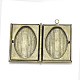Brass Locket Pendants for Teachers' Day X-KK-Q668-02AB-3