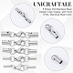 Unicraftale 50 Sets 5 Styles 304 Stainless Steel Lobster Claw Clasps STAS-UN0042-01-5