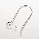 Sterling Silver Hoop Earring Findings Kidney Ear Wires X-H608-2