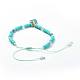 Adjustable Nylon Thread Braided Beads Bracelets BJEW-JB04457-03-4