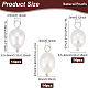Benecreat 42 pz 3 stili pendenti di perle d'acqua dolce coltivate naturali FIND-BC0002-78-2
