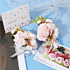 Set corpetto da polso e fiore all'occhiello in craspire per abito da ballo di fine anno della festa di nozze dello sposo AJEW-CP0001-52-4