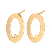 Медные серьги с гвоздиками KK-M261-54G