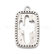 Латунные микро проложить кубического циркония подвески KK-L229-059P