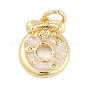 Латунь эмаль подвески KK-Q028-12B-G