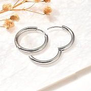 Серьги-кольца из нержавеющей стали 304 для женщин EJEW-M068-15E-P