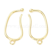 Латунные крючки для сережек KK-R149-23G