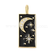 Подвески из латуни и кубического циркония KK-L216-008G-03