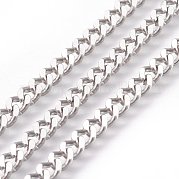 304 Stainless Steel Twisted Chains Curb Chain CHS-R001-1.2mm