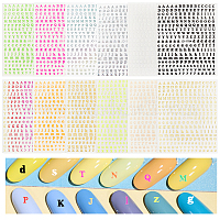 Wholesale OLYCRAFT 14 Sheets Letter Stickers Alloy Alphabet Stickers  Self-Adhesive Number Alphabet Stickers Letter Numbers Resin Filler Sticker  for Nail Art Decoartion Epoxy Resin Supplies 