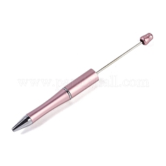 Penna perline, penna a sfera in plastica, per fai da te penna personalizzata con perline di gioielli, fenicottero, 145~150x11.5mm