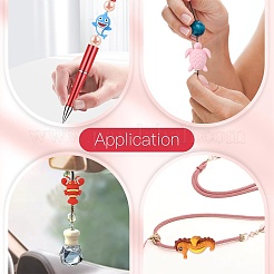 12 pièces 12 styles de perles de silicone&nbsp;SIL-FS0001-34A