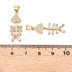 Colgante micropavé cubic zirconia de latón&nbsp;KK-T070-34G
