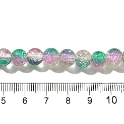 Chapelets de perles en verre craquelé&nbsp;CCG-C002-8mm-07