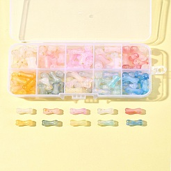 130 Stück transparente Acrylperlen in 13 Farben mit Farbverlauf.&nbsp;OACR-FS0002-04