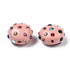 Polymer Ton Strass Perlen&nbsp;RB-S056-27F
