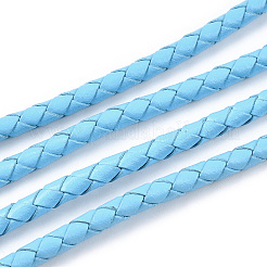 Cordoncino di cuoio intrecciato bovina&nbsp;NWIR-N005-01N-4mm