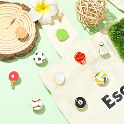 10 épingle en émail à thème sportif&nbsp;JEWB-CJ0003-05