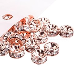 Unterlegscheibe Messing Strass Zwischenperlen&nbsp;RB-PH0001-05RG-NF