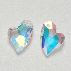 K9 vidrio Colgantes de rhinestone&nbsp;GLAA-F083-01A-05