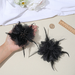 Accessori ornamentali in piume&nbsp;FIND-WH0367-90