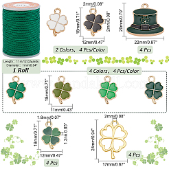 Kit de fabrication de bracelets DIY pour la Saint-Patrick&nbsp;DIY-PH0020-77