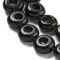 Pietra naturale nera perle di fili&nbsp;G-P536-A03-01