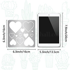 Valentinstag Metallstanzschablonen aus Edelstahl&nbsp;DIY-WH0518-001