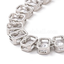 Bracciale tennis in zirconi chiari&nbsp;BJEW-E015-02P