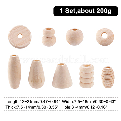 2 Beutel Set aus natürlichen&nbsp;WOOD-PH0001-89