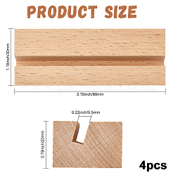 Porte-cartes en bois&nbsp;ODIS-WH20014-02B-01