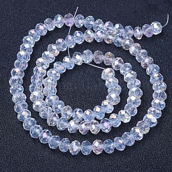 FilI di perline in vetro placcato&nbsp;EGLA-A034-T4mm-B02