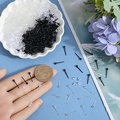 Accessoires de boucles d'oreilles en plastique écologiques&nbsp;KY-SC0002-23