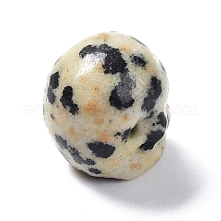 Perle di diaspro dalmata naturale&nbsp;G-C038-01R