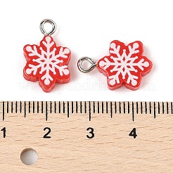 Pendentifs en résine opaque sur le thème de noël&nbsp;RESI-S08-01F