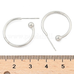 Messing Ohrstecker&nbsp;EJEW-L245-001P