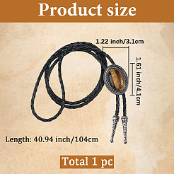 Halsketten aus PU-Kunstleder&nbsp;NJEW-WH20003-006A